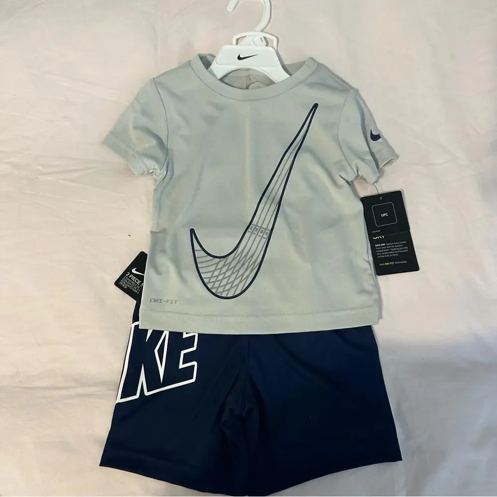 Nike Kids' Dri-FIT Graphic T-Shirt & Shorts Set